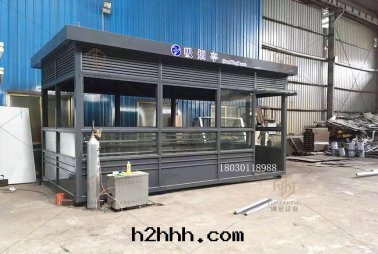 鋼(gāng)結構吸煙亭-工地(dì)吸煙亭