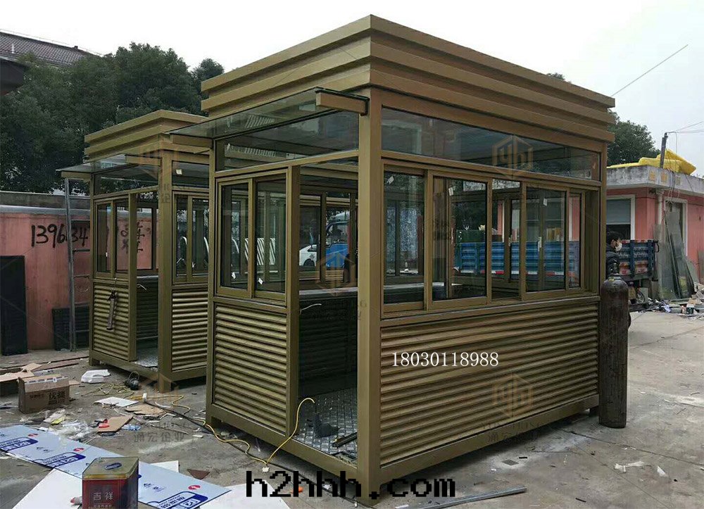 鋼(gāng)結構保安(ān)崗亭工廠(chǎng)图(tú)片